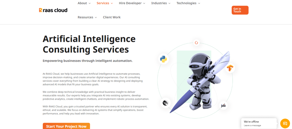 RAAS Cloud – one of the top AI agent development companies in USA,