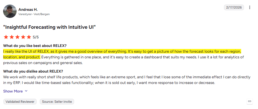 Review for RELEX